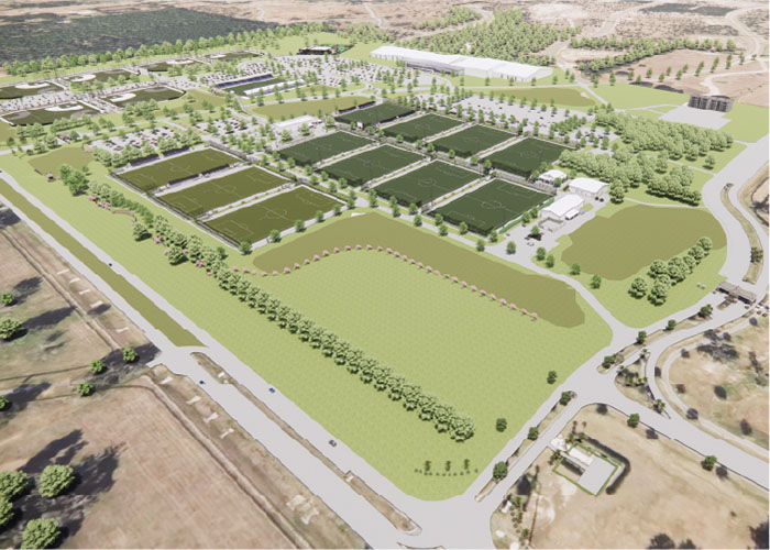 Four State of the Art Fields planned expansion for Sports At WEC